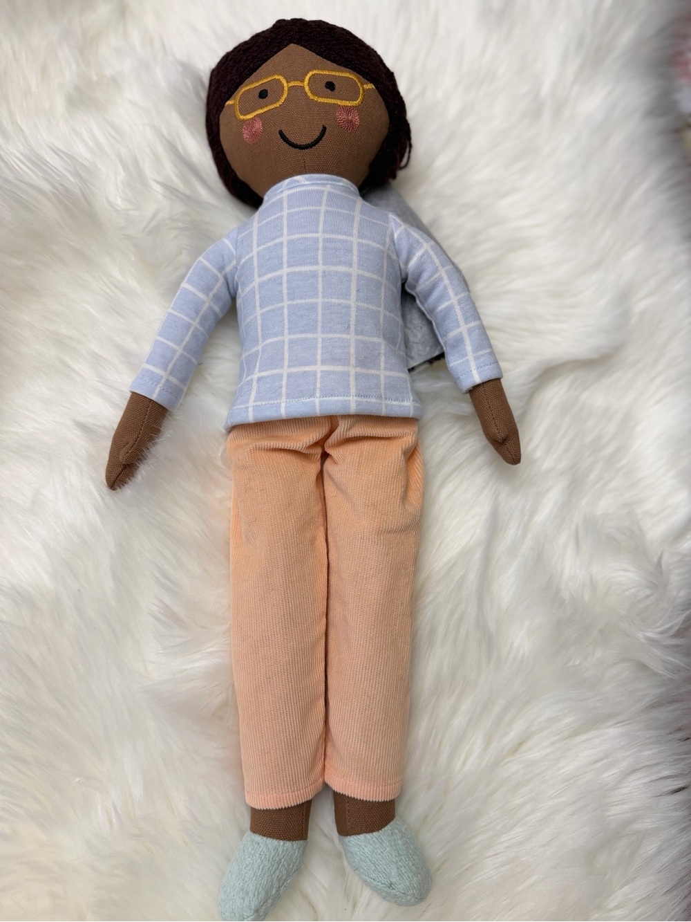 Target Pillowfort Plush Rag Doll Decorative Pillow Teacher Mom Soft Doll 20” NWT